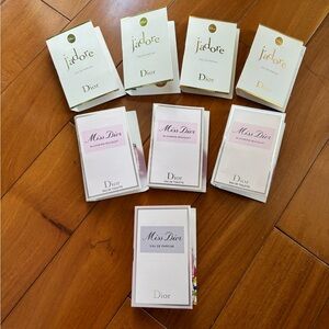 Dior Fragrance deluxe sample Collection.  Brand new.